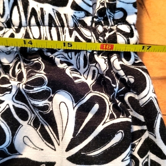 T By Talbots Sleeveless Tie Cinch Waist Midi Printed Dress Size LP - Picture 7 of 10